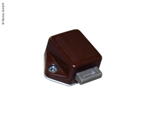 Mini zámok push lock hnedý