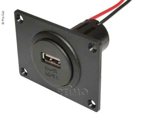USB Zásuvka USB 12-24 / 5V  3A