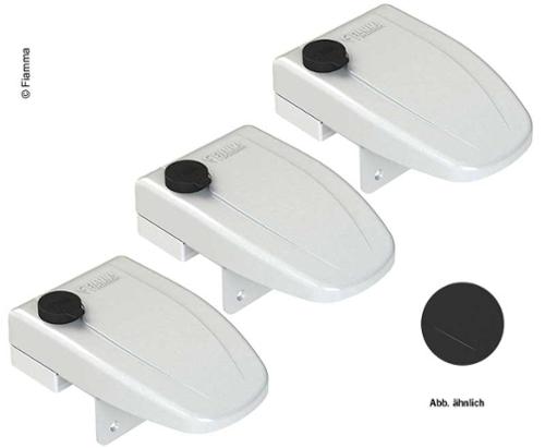 Fiamma safe door frame čierny set 3ks