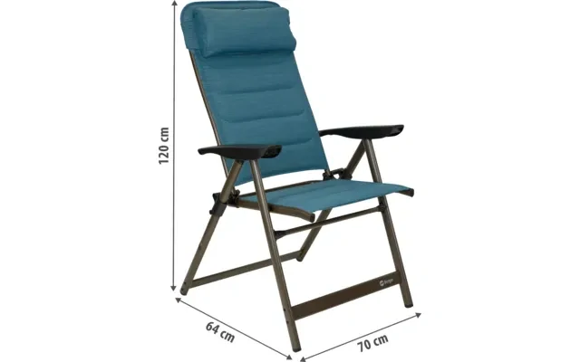B205192 Berger Slimline skladacie kreslo modré