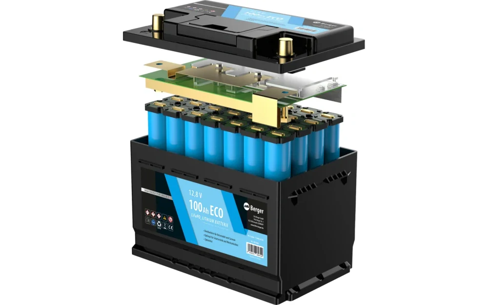 B067666 Batéria Berger 12,8V 100Ah LiFePO4 Eco