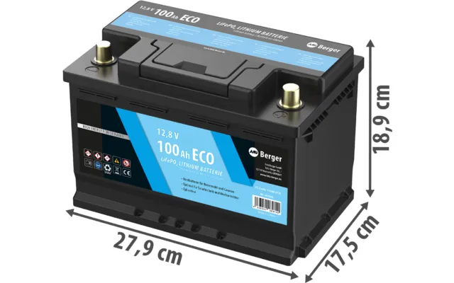 B001045 Set Mover Berger Titanium poloautomat + batéria 200Ah LiFePO4